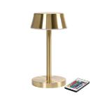 Lampe LED Nour Midi &Oslash;10xH20cm with Remote control Guld product photo