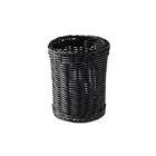 Bestikholder &Oslash;12xH15cm PP Kraftig Plastflet Sort product photo