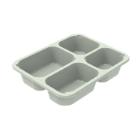 Tray 4-Compartment C 2227-4C Rectangular 227X178X43mm 1070ml CPET Evolve product photo