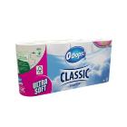 Toiletpapir Ooops! Classic Sensitive 3-lags &Oslash;10.6cm L15.8mxB9.3cm Nyfiber Hvid product photo
