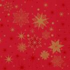 Serviet Duni 40 x 40cm 3-lag Stargazing Red product photo