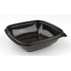 Plastsk&aring;l Kvadrat 250ml L127xB127xH39mm PET Sort - L&aring;g 144562 product photo