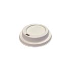 Drinking Lid Bagasse &Oslash;80xH15mm for Coffee Cup White product photo