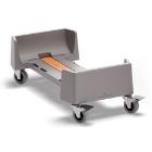 Trolley with 4 swivel wheels for 60 L container PP Grey product photo
