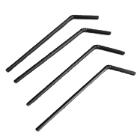 Straw &Oslash;6 x 240 mm with bend Black product photo
