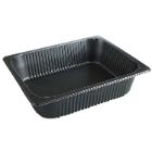 Tray 2325-80 rect black PP 326x267x80mm 1/2GN product photo