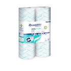 Toiletpapir Lucart Aquastream 1 2-lags &Oslash;11cm L22mxB11cm Nyfiber med Hylse Hvid product photo
