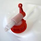 Drain tap with vent &Oslash;44.5 mm, DIN 55 thread, Red. product photo