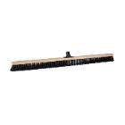 Vikan Medium Broom 102 cm, Wooden Handle with Thread, Black product photo
