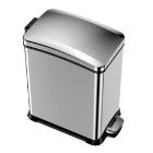 Pedalspand EKO Rejoice 15 ltr St&aring;l Mat Med Soft Close L&aring;g product photo