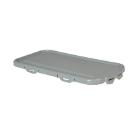 Lid in dark grey plastic that fits 10- and 20-liter buckets product photo