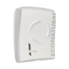 Dispenser Towels EcoNatural Flow L17xW34xH43 cm Plastic White for Z/V/M-fold product photo