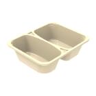 Bakke 2-rum 2227-2I 227x178x60 mm 850/640 ml CPET Creme product photo
