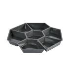 Insert Octaview 7 room grey PET f/Octaview lunchtray 1604127 product photo
