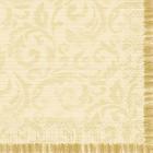 Duni Napkin 40&times;40 cm, 3-ply, Rich Damask Cream product photo