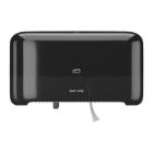 Dispenser Toiletpapir Tork T7 Mid-Size uden Hylse Sort til 2 rl product photo