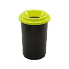 Affaldsspand ECO 50 ltr Sort m. lime l&aring;g product photo