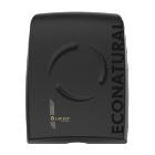 Dispenser Towel Lucart Econatural L32 x W15.5 x H40.4 cm Plastic Black product photo
