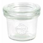 Patentglas Weck 35 ml &Oslash;5.45x4.1 cm med L&aring;g Klar Glas product photo