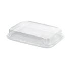 Rectangular plastic lid 185 x 129 x 32 mm APET Transparent. product photo