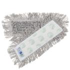 Moppe Velcro Mop 40cm Svanem&aelig;rket med Frynser Gr&aring; T&oslash;r/V&aring;d til tr&aelig;gulve/linoleum product photo