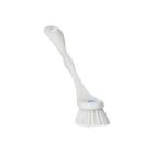 Dishwashing brush rigid plastic white product photo