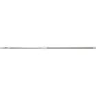 Telescopic shaft 130.5-181 cm with thread Aluminum White product photo