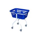 Laundry trolley Square Complete White frame with Blue basket product photo