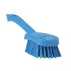Brush hand Stiff Short handle Blue product photo