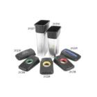 Affaldsbeholder Geo 55 ltr Plast Metalfinish product photo
