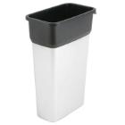 Affaldsbeholder Geo 70 ltr 29x49x73 cm Plast Metalfinish product photo