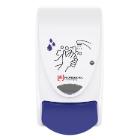 Dispenser Cleanse Hands Manual Plastic white/blue for 1ltr product photo
