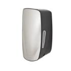 Dispenser Manuel Mercury 900ml Plast/Rustfri st&aring;l Sort/S&oslash;lv til cremes&aelig;be product photo