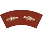 Kaffeb&aelig;ger Dimple Wrap 36cl 12oz Pap/PE med logotryk The Living Room 34f. product photo