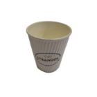 Kaffeb&aelig;ger Pap 24 cl/8 oz Ripple Wrap med Logotryk Caf&eacute; Stranden Forudfaktureret product photo
