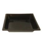 Sushi tray 175x147x35 mm 350 my RPET Black Small High product photo