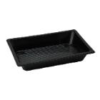 Sushi tray 215x147x35 mm 350 my RPET Black Medium product photo