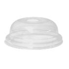 Plastl&aring;g &Oslash;10xH3 cm Kuppel med Hul til 12/14/16 oz glas product photo