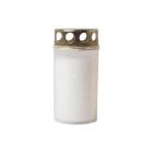 Gravlys Br&aelig;ndetid 43 timer med L&aring;g Plast Hvid product photo