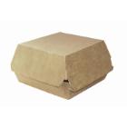 Burgerboks 120x120x80 mm Kraft brun/hvid product photo