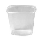 Salad bowl 500 ml 108x81x102 mm Rectangular PP Clear product photo