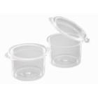 Dressingb&aelig;ger sojab&aelig;ger 15 ml &Oslash;20x20 mm H&aelig;ngslet l&aring;g PP Klar product photo