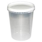 Plastb&aelig;ger Handy-safe 500 ml &Oslash;122xH62.5 mm Rund PP Klar product photo