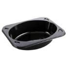 Tray 1-compartment 2160-1C 395 ml 160x122x39 mm CPET Black product photo