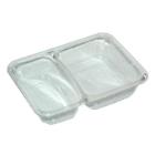 Tray 2-compartment K-2171-2B 215/315 ml 171x127x38 mm APET Clear product photo