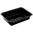 Tray 1-compartment 2227-1D 1415 ml 227x178x50 mm CPET Black product photo