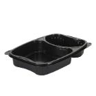 Bakke Bistro 2-rum 580/330 ml 254x174x42 mm PP Sort product photo