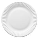Cardboard plate 15 cm biodegradable White product photo