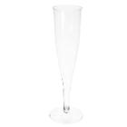 Champagne glass 10 cl H20 cm on fixed base PS in display box product photo