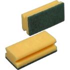 Scouring sponge with handle Green product photo